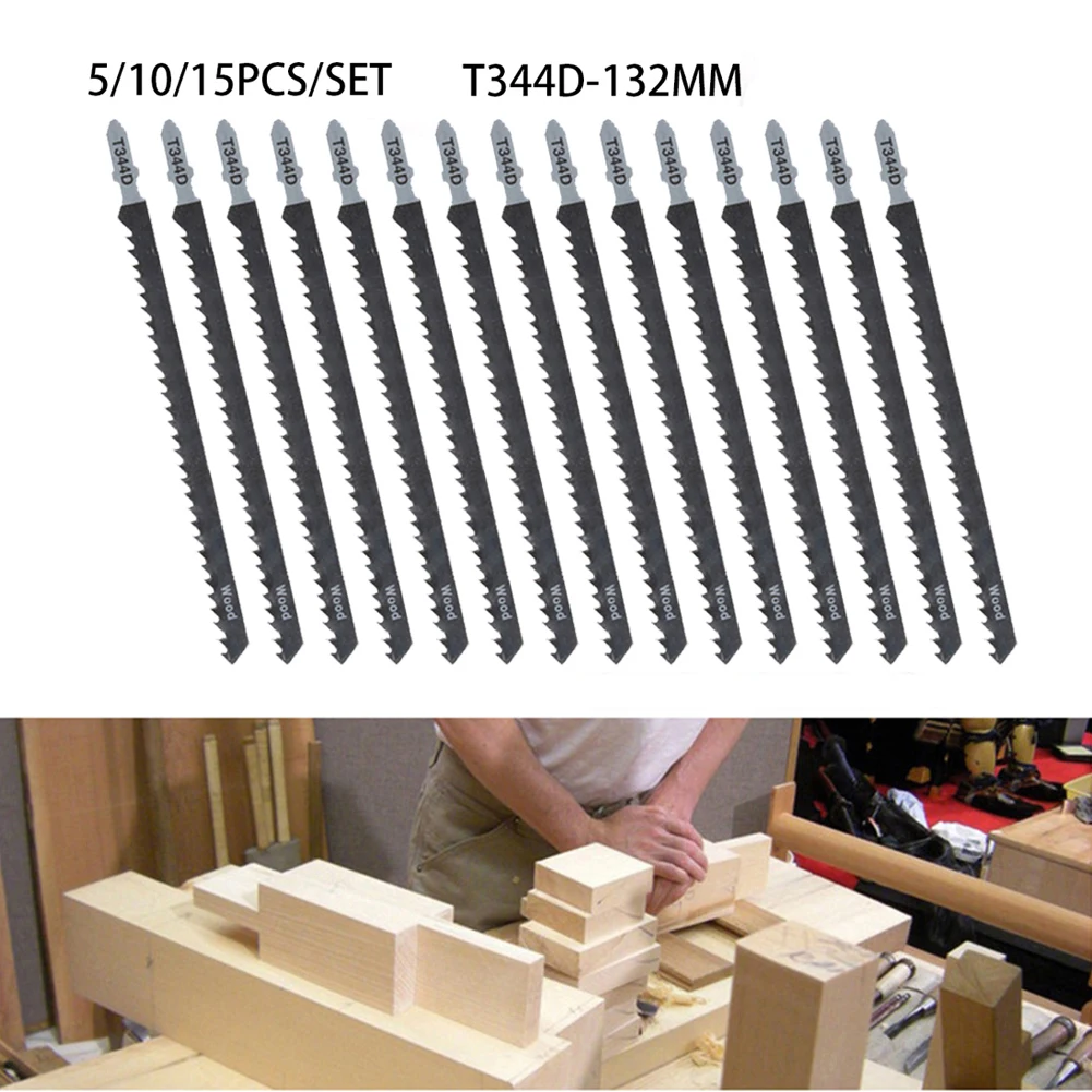 5/10/15PCS T344D 132mm High Carbon Steel Jig Saw Set Fast-Cutting Reciprocating Jigsaw Blade For Wood Board Plastic Cutting
5/10/15PCS T344D 132mm High Carbon Steel Jig Saw Set Fast-Cutting Reciprocating Jigsaw Blade For Wood Board Plastic Cutting