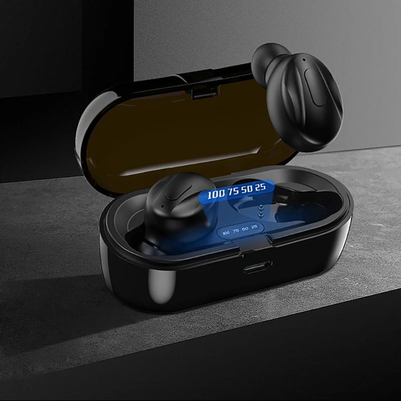 TWS Wireless Earphone XG-13 In-Ear Bluetooth Earphones IPX4 Waterproof Sport Earbuds 3D Stereo Music Earpiece Digital Display
TWS Wireless Earphone XG-13 In-Ear Bluetooth Earphones IPX4 Waterproof Sport Earbuds 3D Stereo Music Earpiece Digital Display