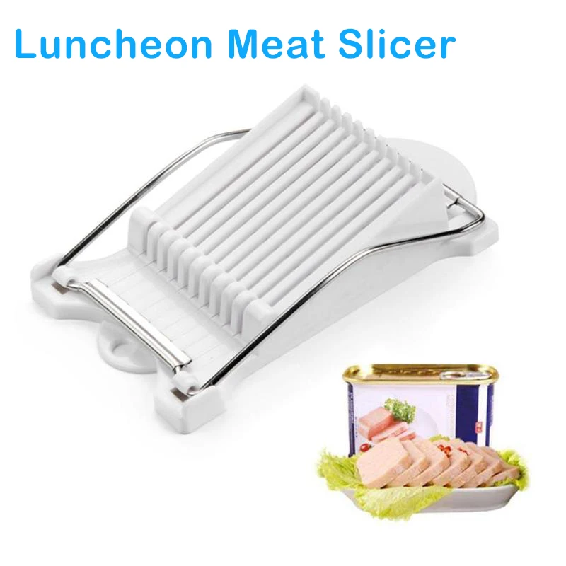 Newly Stainless Steel Ham Slicer Lunch Meat Slicer Banana Cutter Egg Sausage Slicer Home Multifunctional Kitchen Gadgets TE889
Newly Stainless Steel Ham Slicer Lunch Meat Slicer Banana Cutter Egg Sausage Slicer Home Multifunctional Kitchen Gadgets TE889