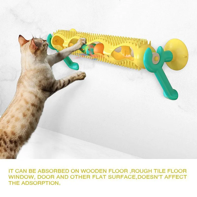 Pet Cat Hanging Sucker Teaser Cats Spinning Disk Track Ball Smart Creative Toys New
Pet Cat Hanging Sucker Teaser Cats Spinning Disk Track Ball Smart Creative Toys New