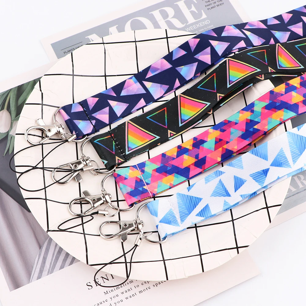 YA311 Triangle Lanyard Neck Strap Rope For Mobile Cell Phone ID Card Badge Holder With Keychain Keyring For Teacher Student
YA311 Triangle Lanyard Neck Strap Rope For Mobile Cell Phone ID Card Badge Holder With Keychain Keyring For Teacher Student