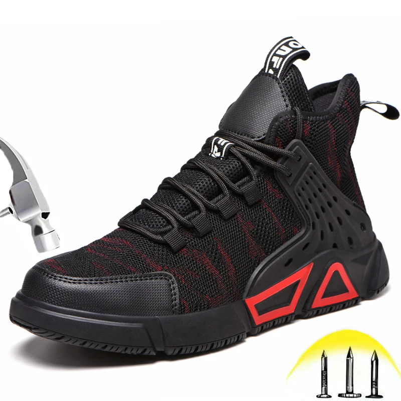 Safety Shoes with Steel Toe Cap for Men and Women High Top Fashion Breathable Protective Boots for Industrial Construction 35-48
Safety Shoes with Steel Toe Cap for Men and Women High Top Fashion Breathable Protective Boots for Industrial Construction 35-48