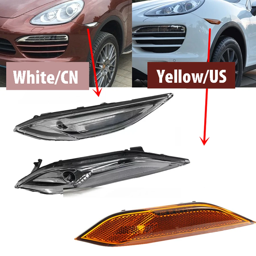 2x Marker Light Turn Signal Lamp 95863107100 95863107200 Front Left Right Side Fit for Porsche 958 Cayenne 2011 2012 2013 2014
2x Marker Light Turn Signal Lamp 95863107100 95863107200 Front Left Right Side Fit for Porsche 958 Cayenne 2011 2012 2013 2014