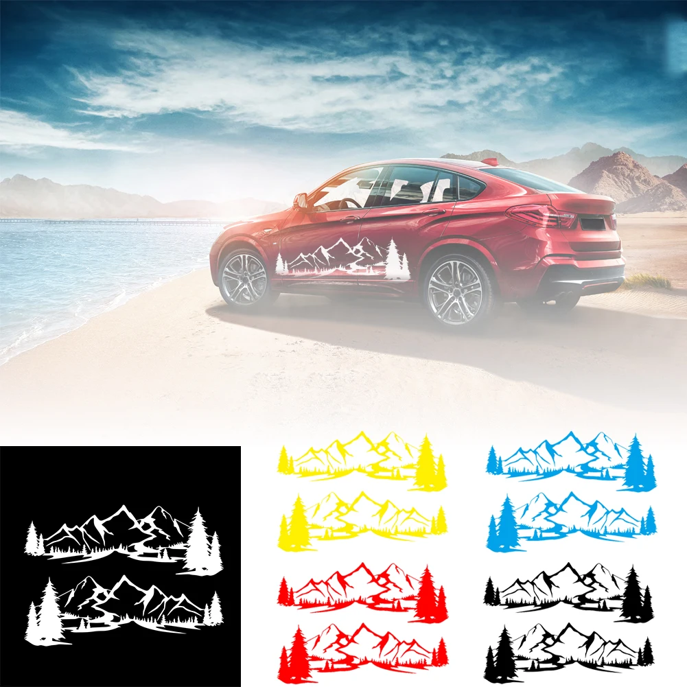 2pcs Car Stickers Tree Mountain SUV Off-road RV Camper Vehicle Reflective Decals Sticker Auto Exterior Decoration Accessories
2pcs Car Stickers Tree Mountain SUV Off-road RV Camper Vehicle Reflective Decals Sticker Auto Exterior Decoration Accessories