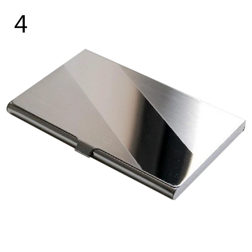 1PC Business ID Credit Card Holder Case Cover Waterproof Stainless Steel Metal Box Storage Office School Supplies Drop Shipping
1PC Business ID Credit Card Holder Case Cover Waterproof Stainless Steel Metal Box Storage Office School Supplies Drop Shipping