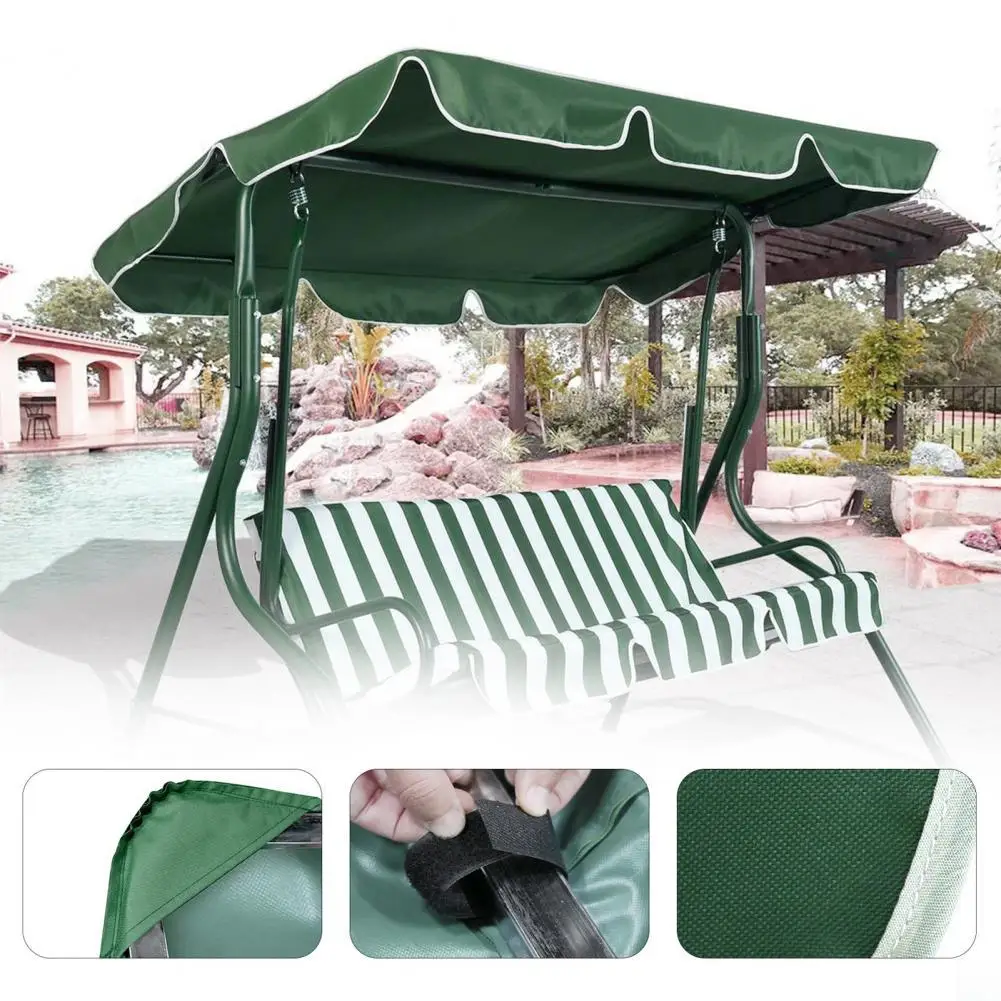 Garden Swing Canopy Cover Multi-functional Thickened Waterproof 600D Oxford Cloth Canopy Swing Top Cover Gardening Swing Decor
Garden Swing Canopy Cover Multi-functional Thickened Waterproof 600D Oxford Cloth Canopy Swing Top Cover Gardening Swing Decor