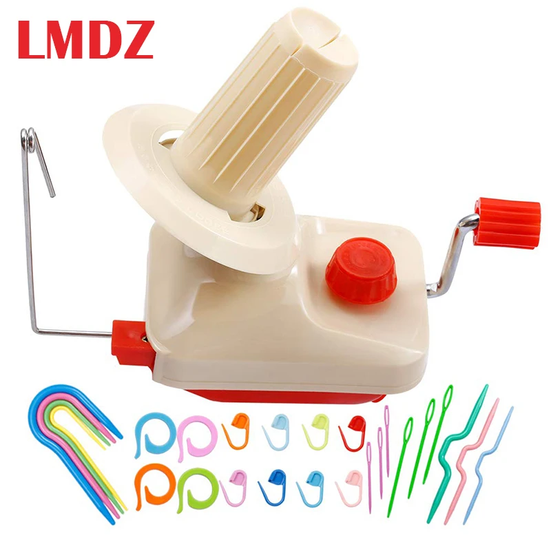 LMDZ Yarn Ball Winder with 25 Pcs Stitch Knitting Needles,Convenient Ball Winder for Yarn,Yarn Swift and Ball Winder Combo
LMDZ Yarn Ball Winder with 25 Pcs Stitch Knitting Needles,Convenient Ball Winder for Yarn,Yarn Swift and Ball Winder Combo