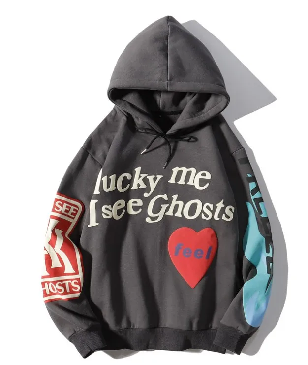 Kanye West Graffiti Letter Print Plus Velvet Sweatshirt Pullover Men Women Hip Hop Stranger Things Hooded Hoodies Sweatshirts
Kanye West Graffiti Letter Print Plus Velvet Sweatshirt Pullover Men Women Hip Hop Stranger Things Hooded Hoodies Sweatshirts