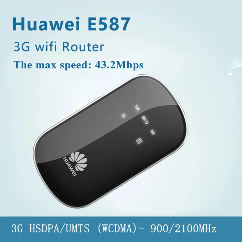 Разблокированный роутер huawei e587 mifi 3g со слотом для sim карты Wi Fi мини беспроводной