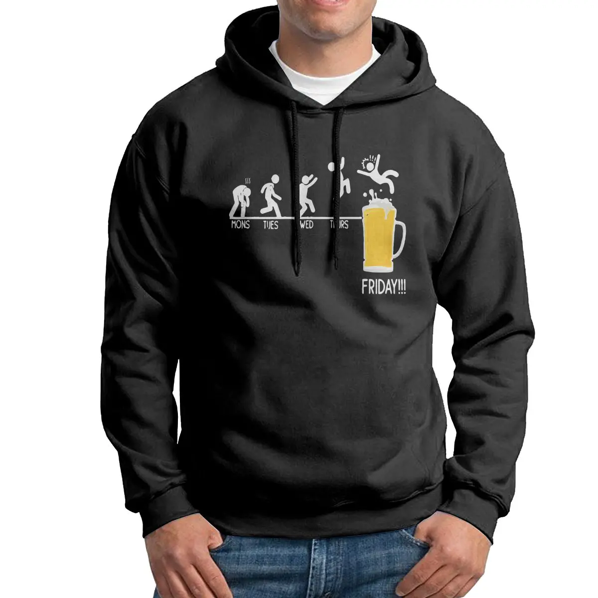 Men's Hooded Sweatshirts Monday Tuesday Wednesday Thursday Friday Funny Beer Drinking Pure Cotton Vintage Hoodie Hoodie Shirt
Men's Hooded Sweatshirts Monday Tuesday Wednesday Thursday Friday Funny Beer Drinking Pure Cotton Vintage Hoodie Hoodie Shirt