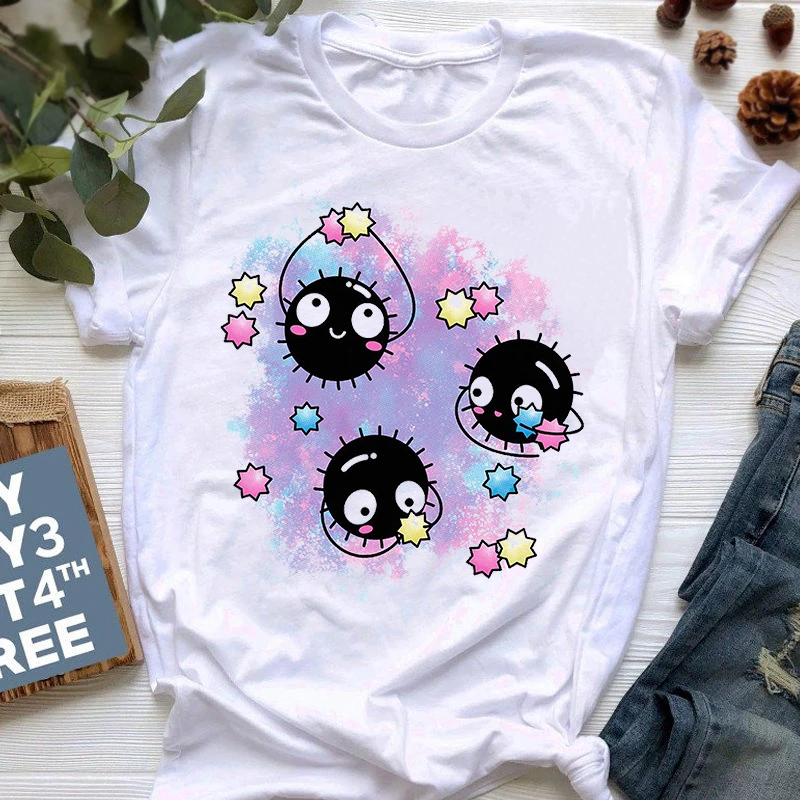 Totoro Studio T Shirt Women Ullzang Funny Ghibli Japanese Kawaii Grunge Tumblr T-shirt Harajuku Kawaii Vintage Tops Tee Female
Totoro Studio T Shirt Women Ullzang Funny Ghibli Japanese Kawaii Grunge Tumblr T-shirt Harajuku Kawaii Vintage Tops Tee Female