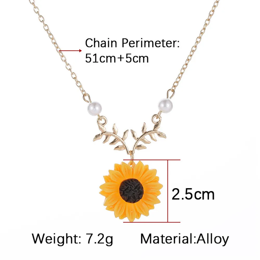 Women Fashion Gold Silver Plated Sunflower Leaf Branch Charm Pendant Girls Long Necklace Jewelry Gift
Women Fashion Gold Silver Plated Sunflower Leaf Branch Charm Pendant Girls Long Necklace Jewelry Gift