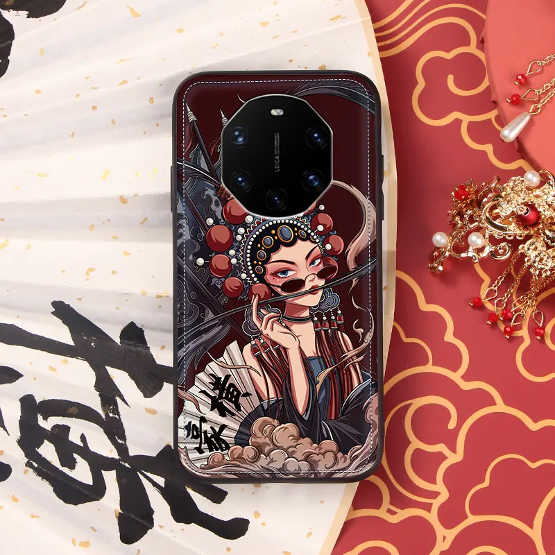 Chinese Opera Themed Phone Case for Huawei Mate 40 RS Porsche Design PU Leather TPU Cover for Huawei Mate 30RS Porsche Design
Chinese Opera Themed Phone Case for Huawei Mate 40 RS Porsche Design PU Leather TPU Cover for Huawei Mate 30RS Porsche Design
