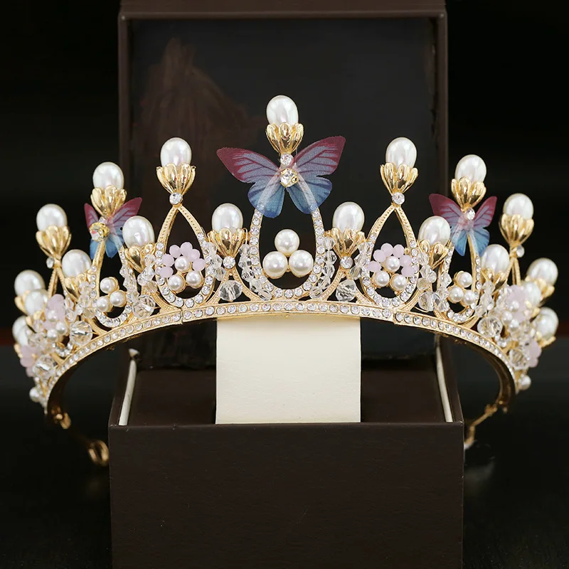 New Korean Bride Alloy Pearl Crown Hair Dress Wedding Festival Birthday Headdress hairband tiaras and crowns
New Korean Bride Alloy Pearl Crown Hair Dress Wedding Festival Birthday Headdress hairband tiaras and crowns