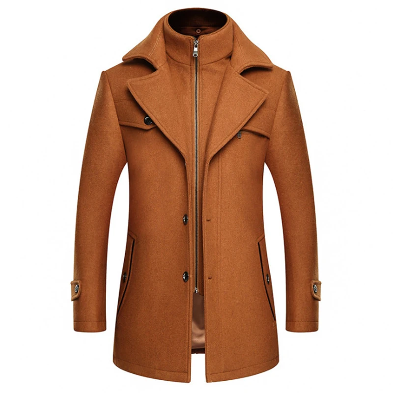 Nice Winter Men Wool Overcoat Scarf Detachable Thick Windbreaker Slim Fit Woolen Jacket Men Long Turn Collar Warm Outwear 5XL
Nice Winter Men Wool Overcoat Scarf Detachable Thick Windbreaker Slim Fit Woolen Jacket Men Long Turn Collar Warm Outwear 5XL
