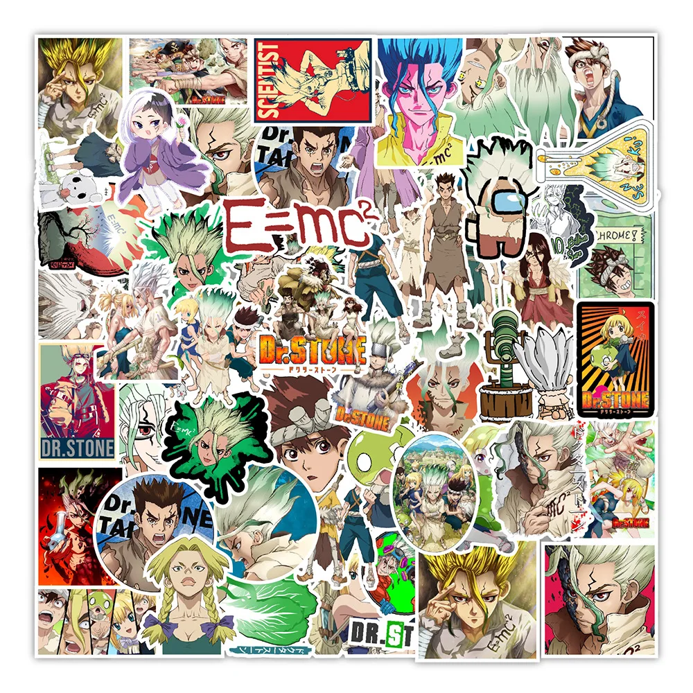 Janpanese Comic Sticker Dr.STONE Anime DIY Waterproof Sticker For Laptop Classic cartoon Car Skateboard kids toys Stickers
Janpanese Comic Sticker Dr.STONE Anime DIY Waterproof Sticker For Laptop Classic cartoon Car Skateboard kids toys Stickers