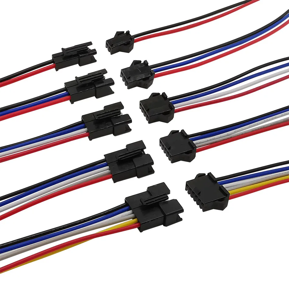 2/3/4/5/6 Pin SM JST LED Extension Male Female Connector Cable Wires For 3528 5050 RGB RGBW LED Strip Lights connect Length 10CM
2/3/4/5/6 Pin SM JST LED Extension Male Female Connector Cable Wires For 3528 5050 RGB RGBW LED Strip Lights connect Length 10CM