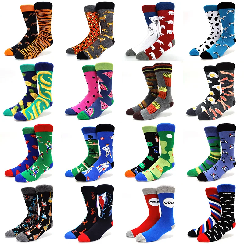 High Quality Combed Cotton AB Socks Food Pattern Long Tube Funny Happy Men Socks Novelty Skateboard Crew Casual Crazy Socks
High Quality Combed Cotton AB Socks Food Pattern Long Tube Funny Happy Men Socks Novelty Skateboard Crew Casual Crazy Socks