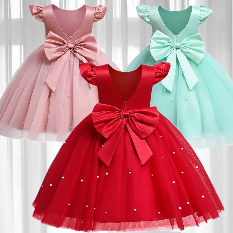 Elegant Party Princess Dress For Girl New Year Formal Red Costume Child Girl Wedding Dress Evening Prom Tulle Tutu Dress 9M-5T
Elegant Party Princess Dress For Girl New Year Formal Red Costume Child Girl Wedding Dress Evening Prom Tulle Tutu Dress 9M-5T