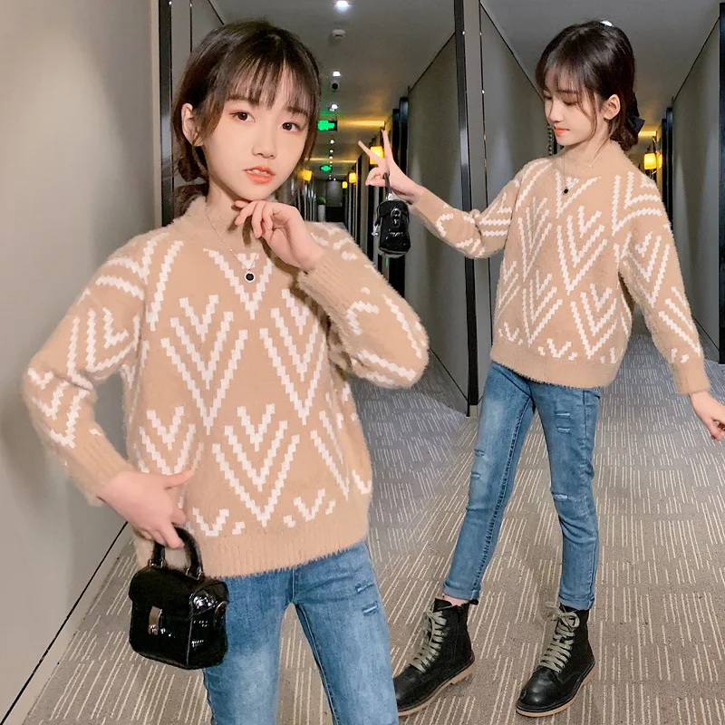 Girls Sweater Baby's Coat Outwear 2021 Classic Thicken Warm Winter Autumn Knitting Pullover Christmas Gift Children's Clothing
Girls Sweater Baby's Coat Outwear 2021 Classic Thicken Warm Winter Autumn Knitting Pullover Christmas Gift Children's Clothing