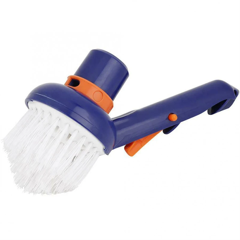 

Swimming Pool Corner Vacuum Brush Best for Above Ground Inground Swimming Pools Spas Hot Tubs Fine Nylon Bristles FOU99