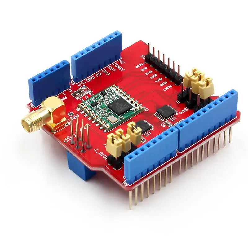Щит LoRa 433/868/915 МГц, беспроводной Щит Lora на большие расстояния для Dragino Arduino Leonardo UNO Mega2560 Duemilanove Due
Щит LoRa 433/868/915 МГц, беспроводной Щит Lora на большие расстояния для Dragino Arduino Leonardo UNO Mega2560 Duemilanove Due