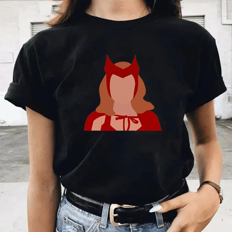 New Plus Size T-shirts Women Harajuku Summer T Shirt Fashion Tops VOGUE Wanda Vision Printed Female Tshirt Casual Tee Clothing
New Plus Size T-shirts Women Harajuku Summer T Shirt Fashion Tops VOGUE Wanda Vision Printed Female Tshirt Casual Tee Clothing