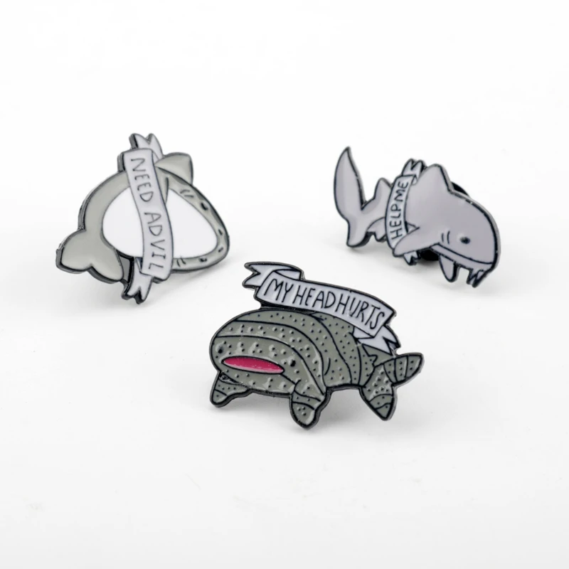Trendy Cartoon Protect Shark Theme Shark Shape Enamel Metal Brooches Badges Lapel Pins For Women Men Kids Chlidren Jewelry Gift
Trendy Cartoon Protect Shark Theme Shark Shape Enamel Metal Brooches Badges Lapel Pins For Women Men Kids Chlidren Jewelry Gift