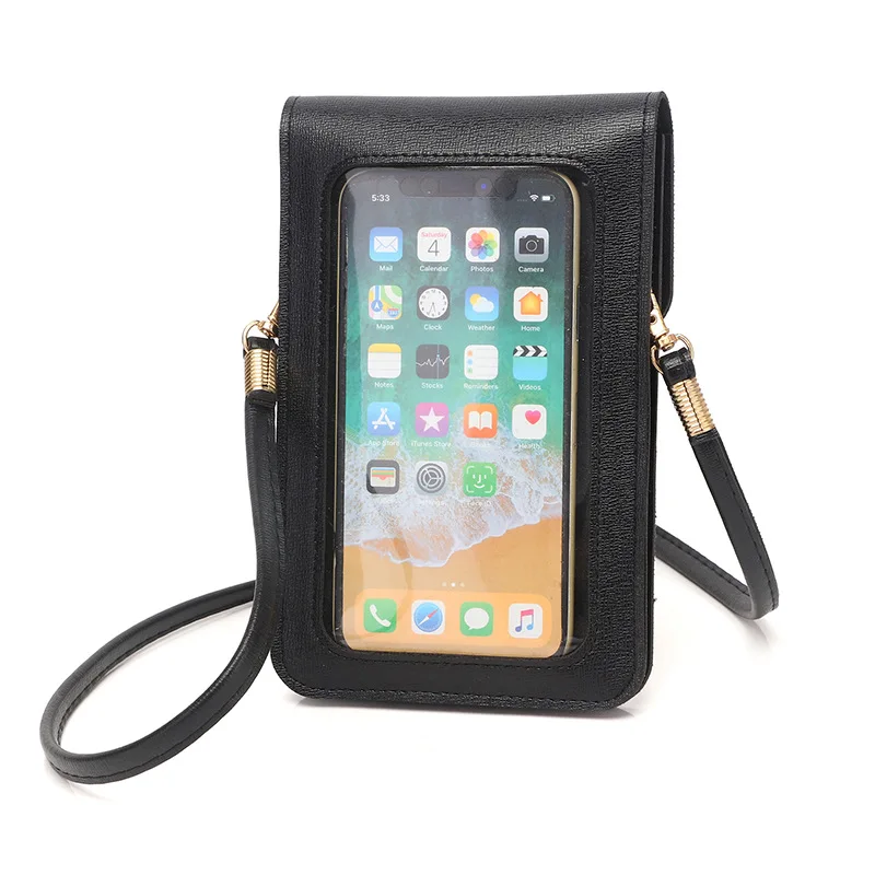 Transparent Touch Screen Mobile Phone Bag Hasp Open Long Strap Card Pouch Wallet Women's Girl Mini Shoulder Crossbody Bags
Transparent Touch Screen Mobile Phone Bag Hasp Open Long Strap Card Pouch Wallet Women's Girl Mini Shoulder Crossbody Bags