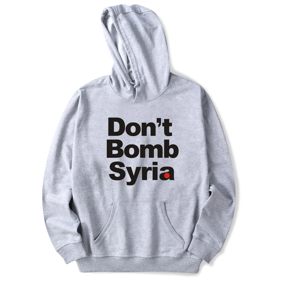 Trendy Classic Long Sleeve Fashion Don't Bomb Syria Sweatshirts Boys/girls Casual Tops Hoodies Sweatshirt Prin Women-Clothes
Trendy Classic Long Sleeve Fashion Don't Bomb Syria Sweatshirts Boys/girls Casual Tops Hoodies Sweatshirt Prin Women-Clothes