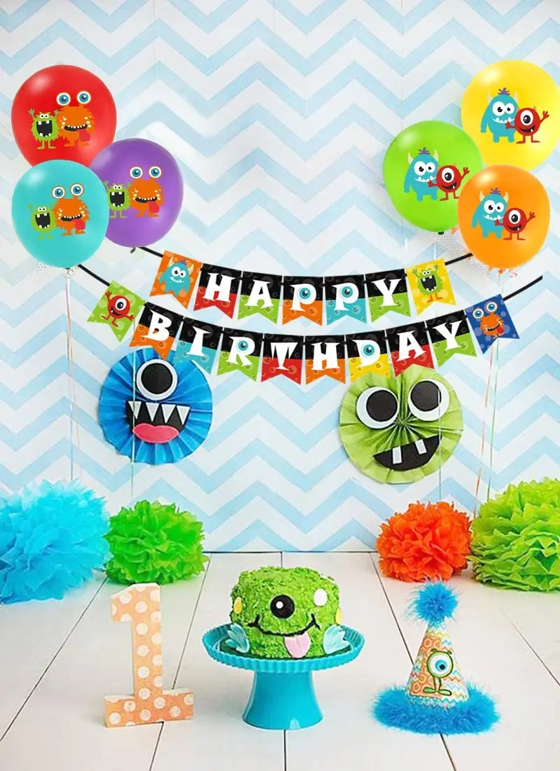 Monster Happy Birthday Banner Monster Bash for Girl Boy Kids Birthday Party Decorations Supplies
Monster Happy Birthday Banner Monster Bash for Girl Boy Kids Birthday Party Decorations Supplies