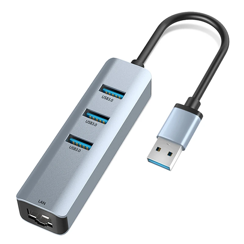 USB C Hub Splitter Ethernet RJ45 Gigabit Ethernet Adapter Free Drive USB-C Splitter Multiport USB 3.0 Ports For Laptop
USB C Hub Splitter Ethernet RJ45 Gigabit Ethernet Adapter Free Drive USB-C Splitter Multiport USB 3.0 Ports For Laptop