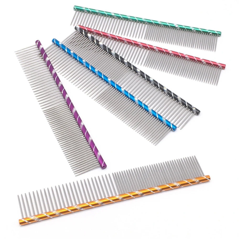 High Quality Color Painting Pet Comb Professional Stainless Steel Grooming Comb Cleaning Pins Pet Supplies Hair Straight Combs
High Quality Color Painting Pet Comb Professional Stainless Steel Grooming Comb Cleaning Pins Pet Supplies Hair Straight Combs