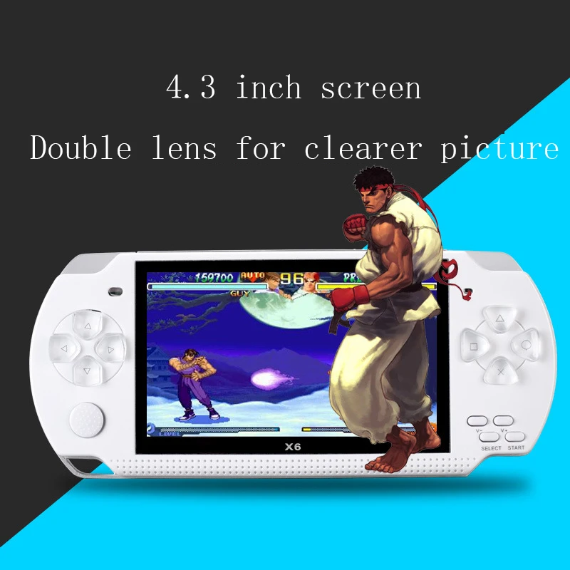 X6 Handheld Game Machine Boxer Arcade Handheld For Pspfc 8-bit Mp5game Consoles Video Game Portable Console Games Accessories
X6 Handheld Game Machine Boxer Arcade Handheld For Pspfc 8-bit Mp5game Consoles Video Game Portable Console Games Accessories