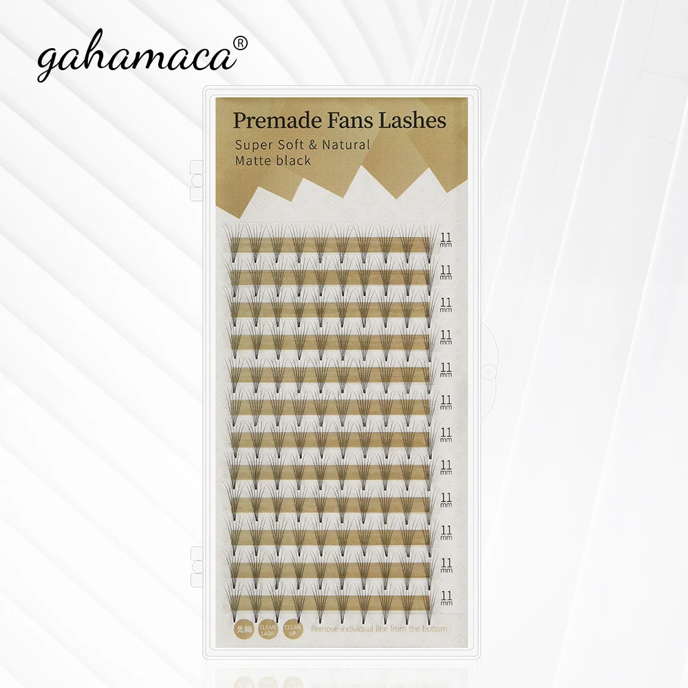 GAHAMACA 2D/3D/4D/5D/6D Russian Premade Volume Eyelashes Extension Short Stem Pre made Fans C/D Curl Mink Individual Lash
GAHAMACA 2D/3D/4D/5D/6D Russian Premade Volume Eyelashes Extension Short Stem Pre made Fans C/D Curl Mink Individual Lash