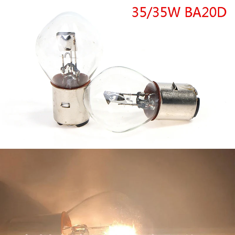 2Pcs/pair Halogen Headlamps For Motorcycle Bulbs ATV Moped Scooter Lights 12V 35W B35 BA20D Motorcycle Light Accessories 35*62mm
2Pcs/pair Halogen Headlamps For Motorcycle Bulbs ATV Moped Scooter Lights 12V 35W B35 BA20D Motorcycle Light Accessories 35*62mm