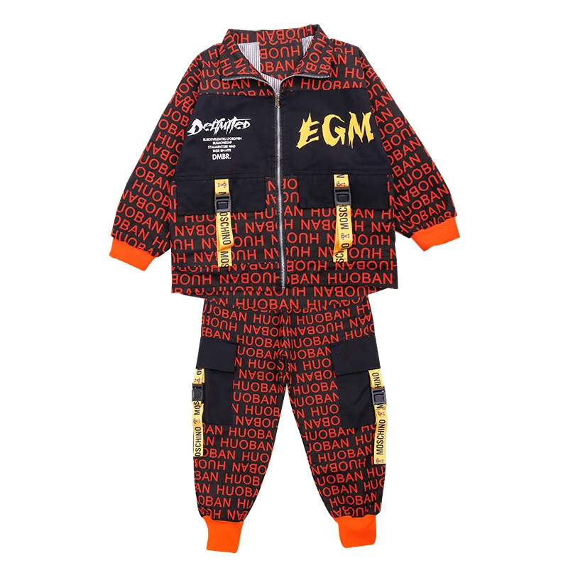Printed Letter Spring Autumn Boys Clothing SuitsCoat + Pants 2pcs/Set Kids Jacket Tops Teenager Sport Costume Outfits Tracksuit
Printed Letter Spring Autumn Boys Clothing SuitsCoat + Pants 2pcs/Set Kids Jacket Tops Teenager Sport Costume Outfits Tracksuit