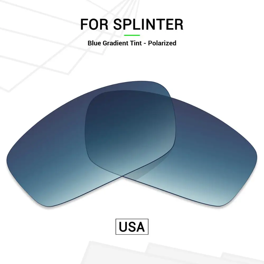 Mryok POLARIZED Replacement Lenses (from USA) for Oakley Splinter Sunglasses Blue Gradient
Mryok POLARIZED Replacement Lenses (from USA) for Oakley Splinter Sunglasses Blue Gradient