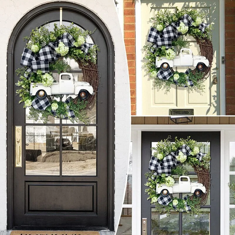 Vintage Truck Wreath Rustic Simple Decor Fall Wreaths Farmhouse Wreaths Thanksgiving Halloween Decor for Front Door
Vintage Truck Wreath Rustic Simple Decor Fall Wreaths Farmhouse Wreaths Thanksgiving Halloween Decor for Front Door
