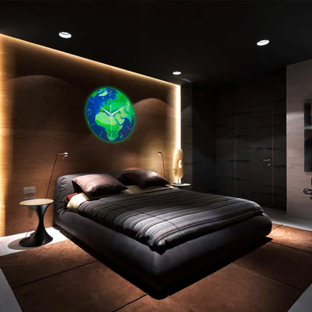 Luminous Planet Wall Clock Silent Movement Non-Ticking Wall Clock With Night Lights Gifts For Home Office Bedroom Decoration
Luminous Planet Wall Clock Silent Movement Non-Ticking Wall Clock With Night Lights Gifts For Home Office Bedroom Decoration