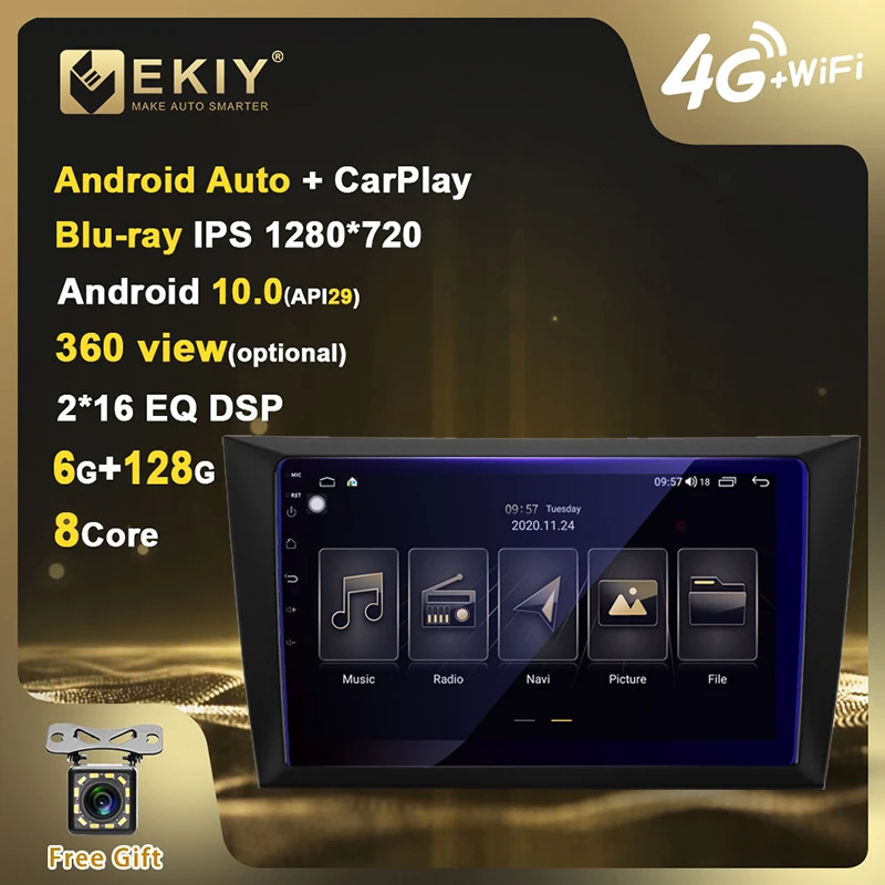 EKIY IPS DSP Android 10 Car Radio For Volkswagen Golf 6 2006-2018 GPS Navigation Stereo Multimedia Video Player No 2 Din DVD HU
EKIY IPS DSP Android 10 Car Radio For Volkswagen Golf 6 2006-2018 GPS Navigation Stereo Multimedia Video Player No 2 Din DVD HU