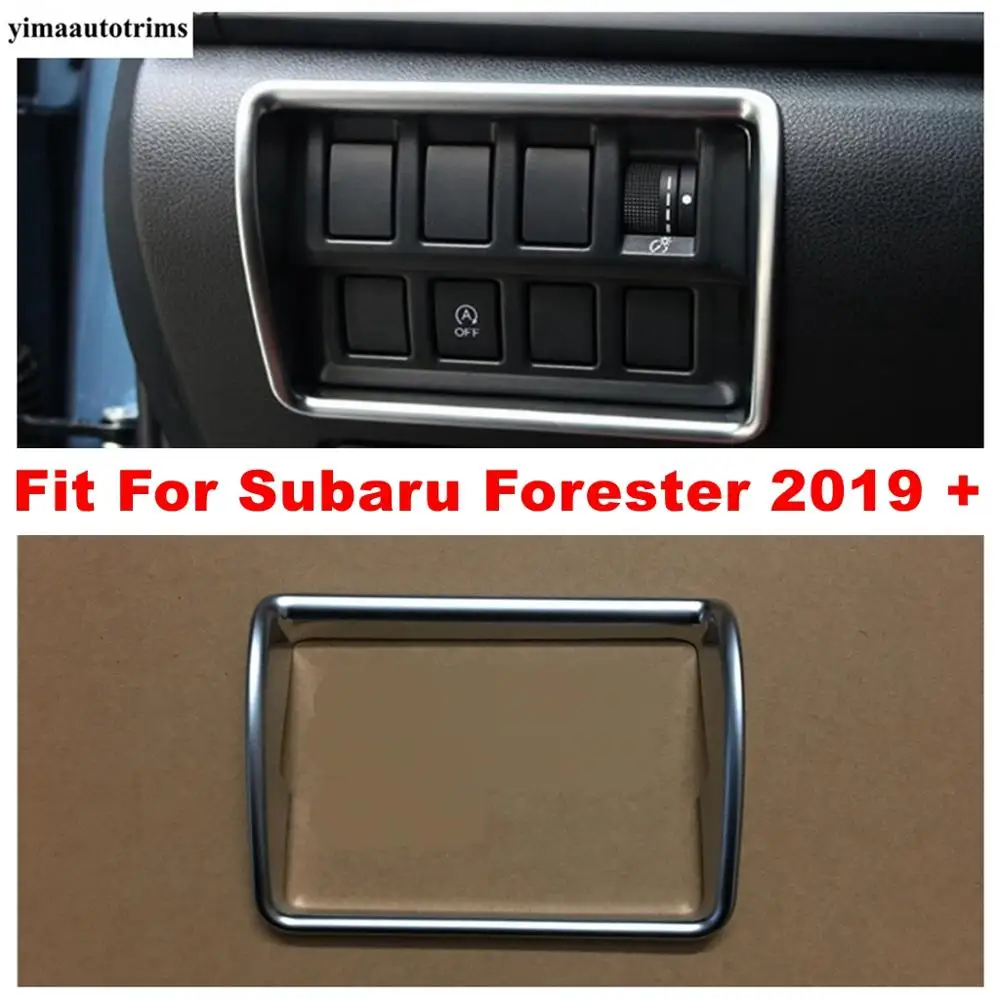 Headlight Head Lights Lamps Switch Button Frame Decoration Cover Trim Fit For Subaru Forester 2019 - 2022 ABS Interior Refit Kit 
Headlight Head Lights Lamps Switch Button Frame Decoration Cover Trim Fit For Subaru Forester 2019 - 2022 ABS Interior Refit Kit
