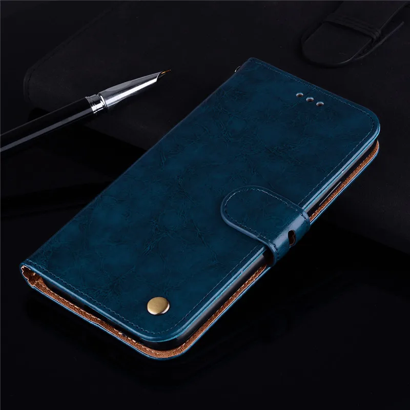 Роскошный деловой кожаный чехол для Xiaomi Redmi 8A 8 6A 6 7A 5 Plus Note 9S 7 4 4X 4A 3S Go Mi 9T A1 5X 5A 8T 9
