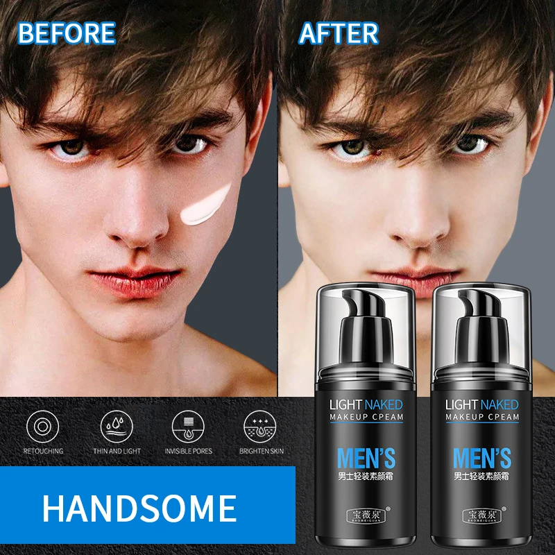 50ml Men's Face Cream Light Makeup Concealer Concealer Acne Marks BB Cream Lazy Face Cream Face Care Skin Care
50ml Men's Face Cream Light Makeup Concealer Concealer Acne Marks BB Cream Lazy Face Cream Face Care Skin Care