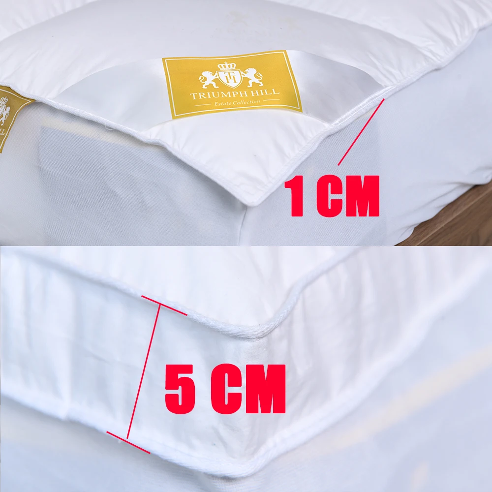 Can be customized size down mattress 95% white goose down thickened 5cm mattress pad cotton fabric queen 193 203 cm
Can be customized size down mattress 95% white goose down thickened 5cm mattress pad cotton fabric queen 193 203 cm
