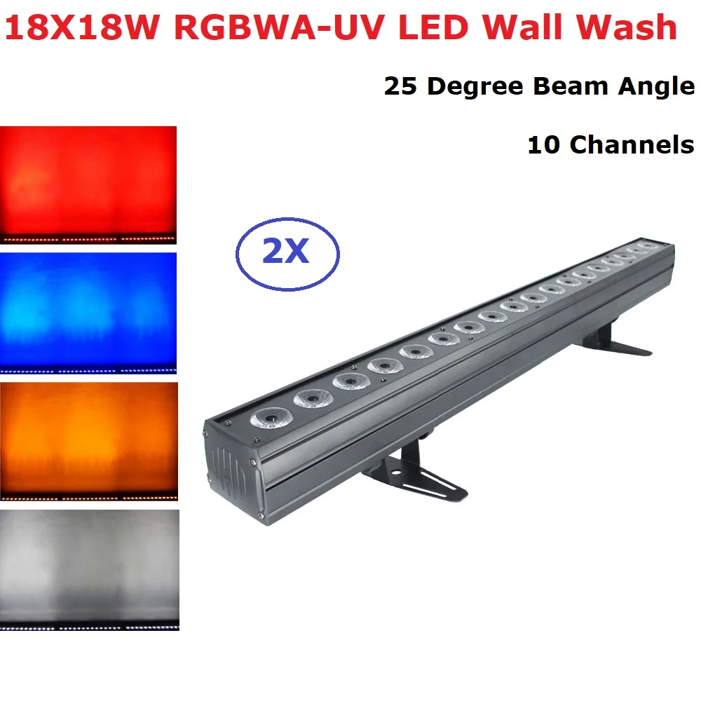 2Pcs DMX Bar Light 18X18W RGBWA-UV 6IN1 LED Wash Wall Lights DMX512 Washer /Flood Light DJ /Bar /Party /Show /Stage Effect Light
2Pcs DMX Bar Light 18X18W RGBWA-UV 6IN1 LED Wash Wall Lights DMX512 Washer /Flood Light DJ /Bar /Party /Show /Stage Effect Light