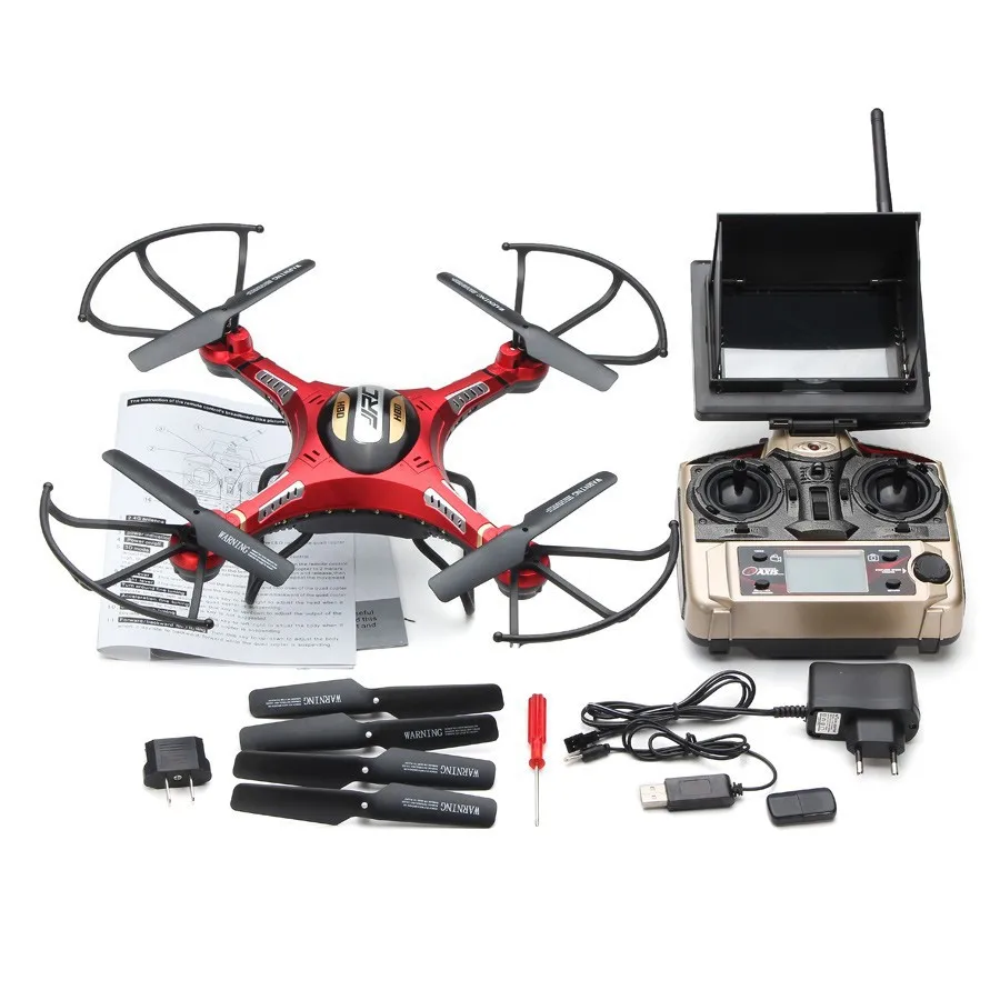 

JJRC H8D 2.4Ghz 5.8G FPV RC Quadcopter Headless Mode One Key Return Drone with 2MP Camera FPV Monitor LCD NEW RTF VS V686G H9D