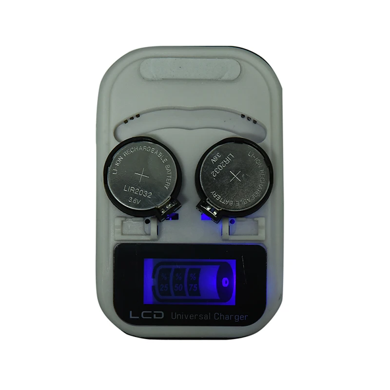 LIR2032 LIR2025 LIR2016 3.6V Rechargeable Lithium Button Cell Coin Battery Charger LCD Indicator intelligent US Plug 2-Slot
LIR2032 LIR2025 LIR2016 3.6V Rechargeable Lithium Button Cell Coin Battery Charger LCD Indicator intelligent US Plug 2-Slot