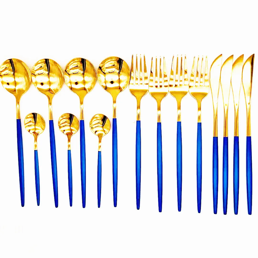 Green gold fork spoon knife set stainless steel cutlery set Western dinnerware dinner set dishwasher safe tableware set 16pcs
Green gold fork spoon knife set stainless steel cutlery set Western dinnerware dinner set dishwasher safe tableware set 16pcs