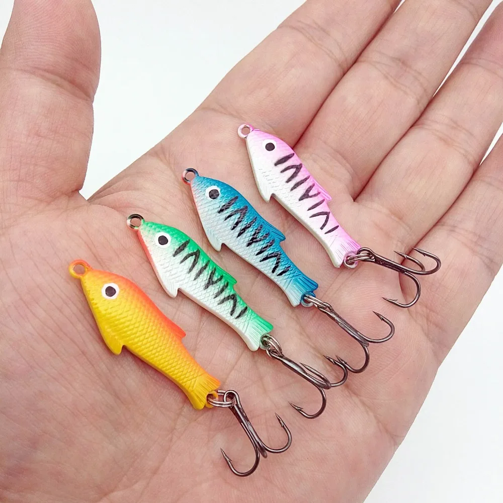 DNDYUJU 4pcs/lot Ice 35mm/7g Winter Fishing Lure Mini Bionic Winter Lure Lead Fishing Hook Bait Ice Fishing Lure Fishing Tackle
DNDYUJU 4pcs/lot Ice 35mm/7g Winter Fishing Lure Mini Bionic Winter Lure Lead Fishing Hook Bait Ice Fishing Lure Fishing Tackle